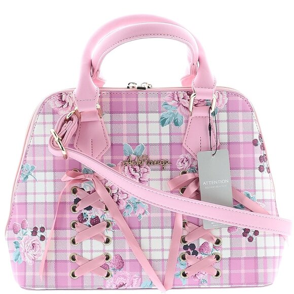ANK ROUGE Berry Rose tartan shoulder bag girly kei - Picture 1 of 4